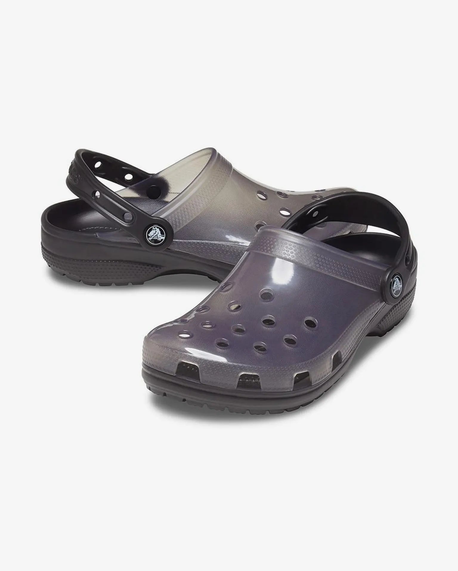 Crocs Noir Transparente